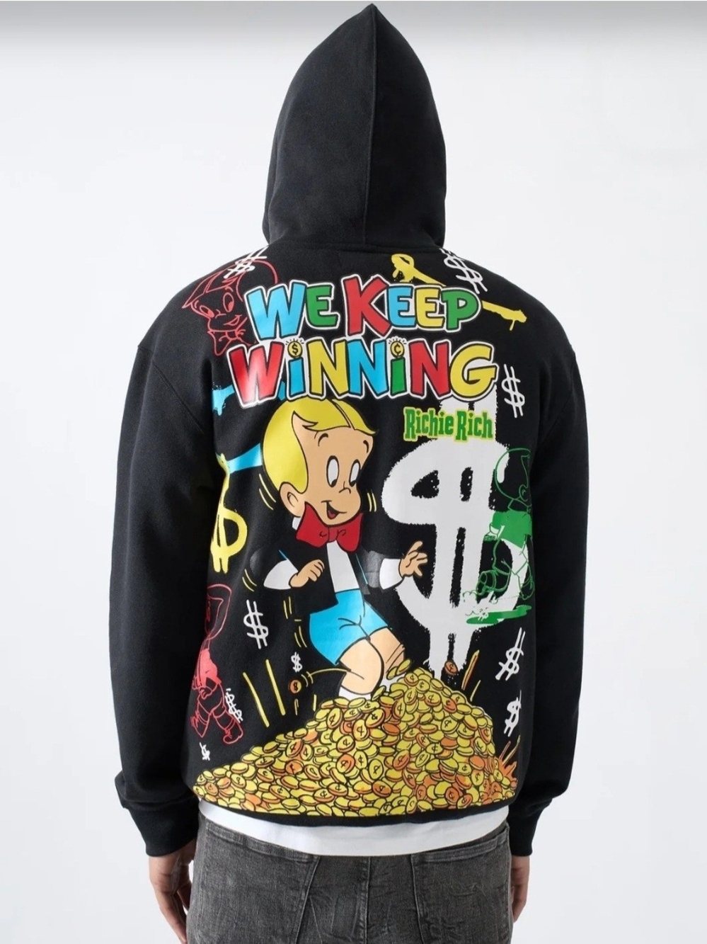 REASON Richie Rich “We Keep Winning” 'We Keep Winning' Graphic Hoodie